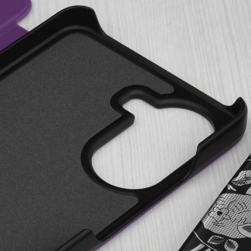 Husa Xiaomi Poco X7 Pro Eco Leather View flip tip carte, mov