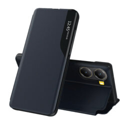 Husa Xiaomi Poco X7 Pro Eco Leather View flip tip carte, albastru
