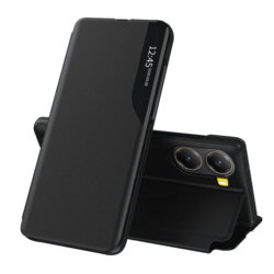 Husa Xiaomi Poco X7 Pro Eco Leather View flip tip carte, negru