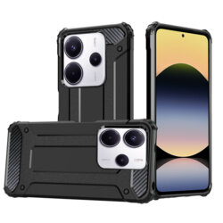 Husa Xiaomi Redmi Note 14 4G (Regional) Techsuit Hybrid Armor, negru