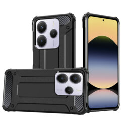 Husa Xiaomi Redmi Note 14 5G Techsuit Hybrid Armor, negru