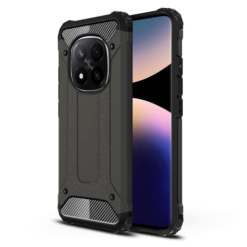 Husa Xiaomi Redmi Note 14 Pro+ 5G Techsuit Hybrid Armor, negru