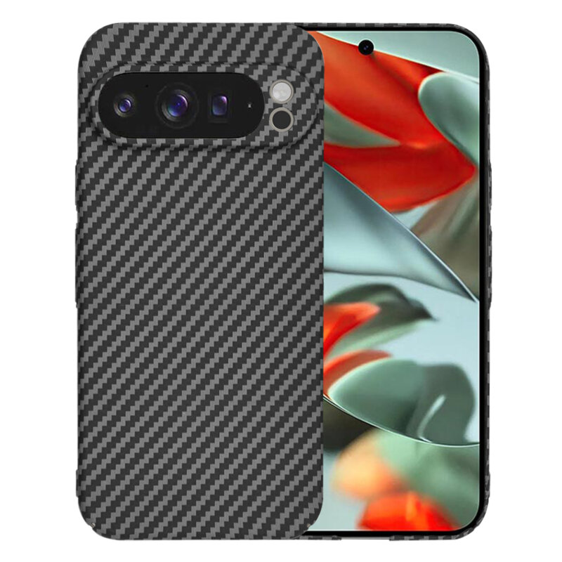 Husa Google Pixel 9 Pro XL Techsuit Carbonite FiberShell, negru