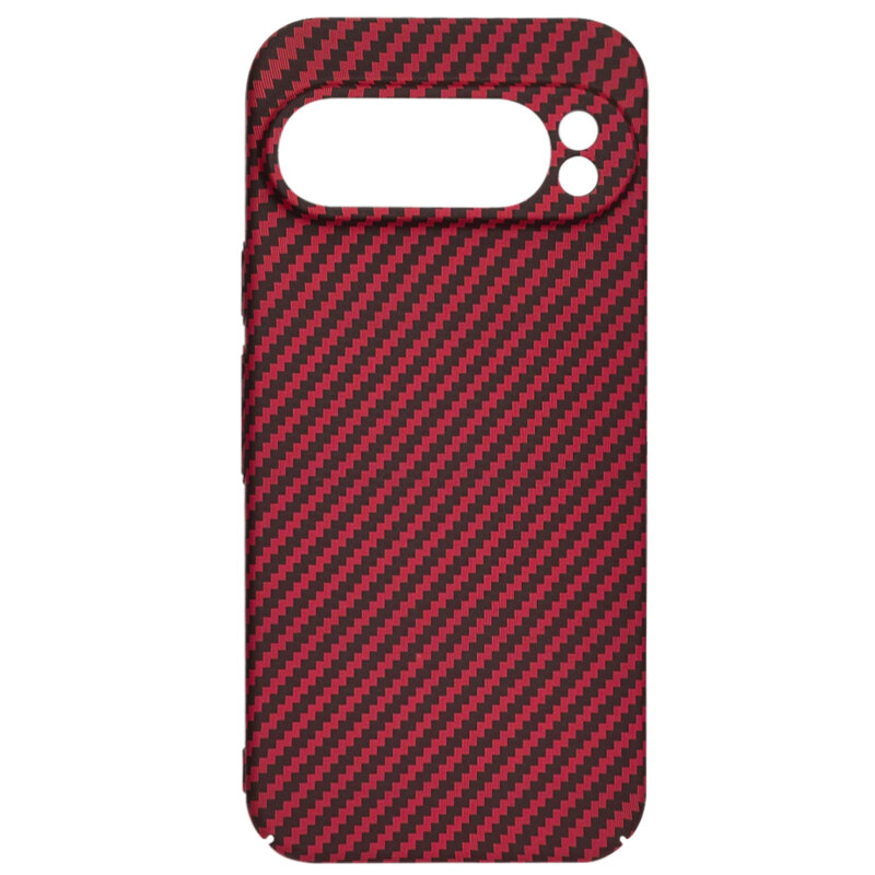 Husa Google Pixel 9 Pro XL Techsuit Carbonite FiberShell, rosu