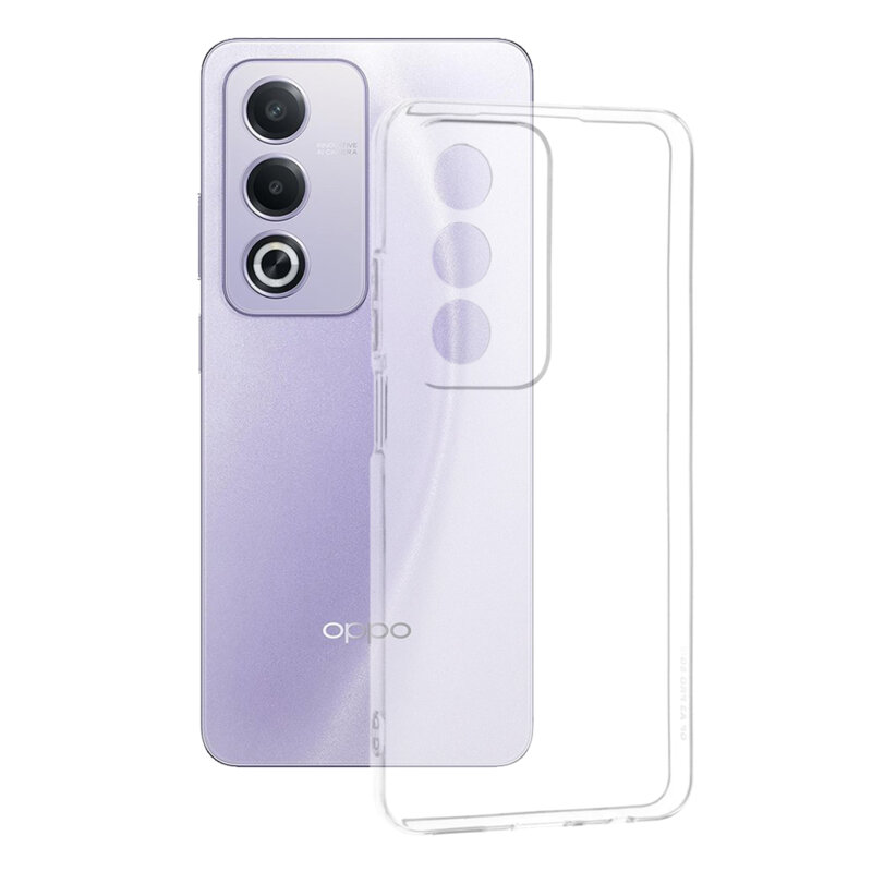 Husa Oppo A80 5G Techsuit Clear Silicone, transparenta