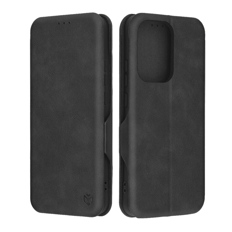 Husa 360° Oppo Reno13 Pro Techsuit Safe Wallet Plus, negru