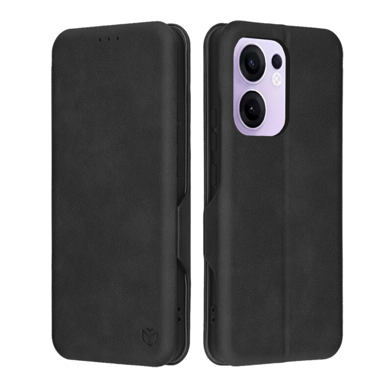 Husa 360° Oppo Reno13 F 4G Techsuit Safe Wallet Plus, negru
