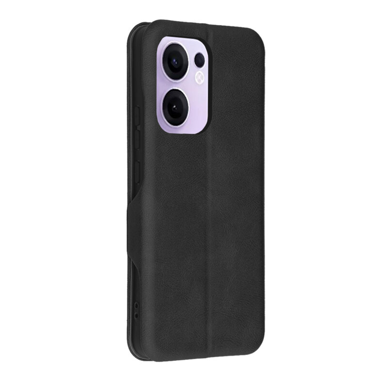 Husa 360° Oppo Reno13 F 4G Techsuit Safe Wallet Plus, negru