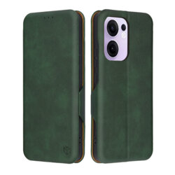Husa 360° Oppo Reno13 F 4G Techsuit Safe Wallet Plus, verde