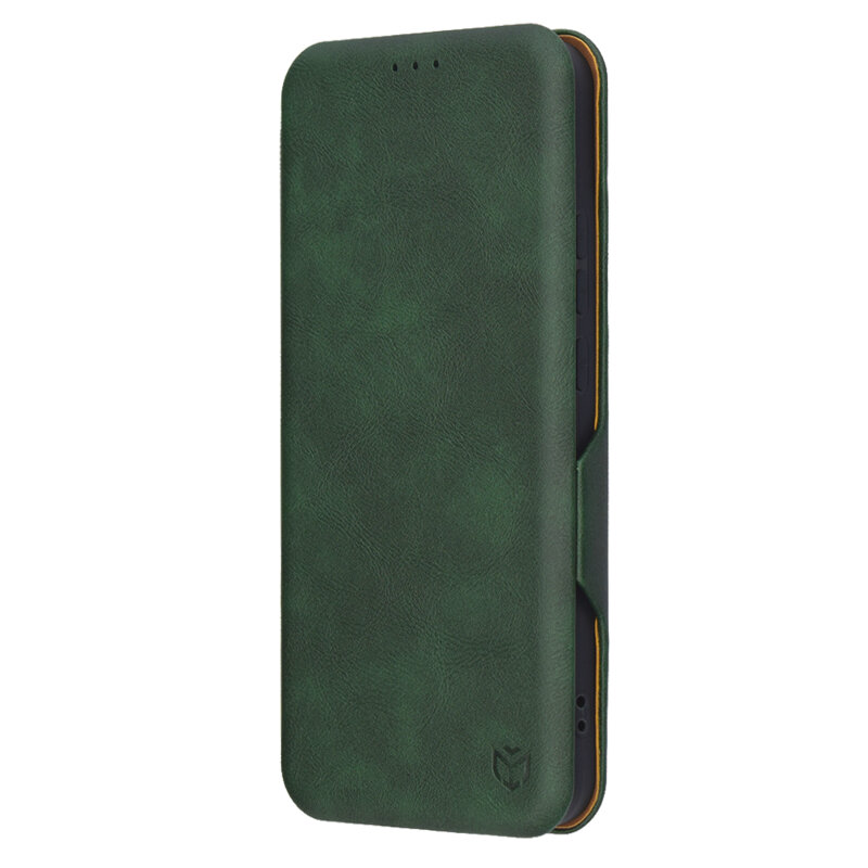 Husa 360° Oppo Reno13 FS 5G Techsuit Safe Wallet Plus, verde
