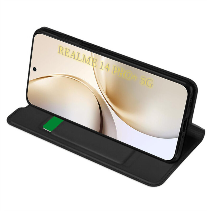 Husa Realme 14 Pro+ Techsuit Magskin Book, negru