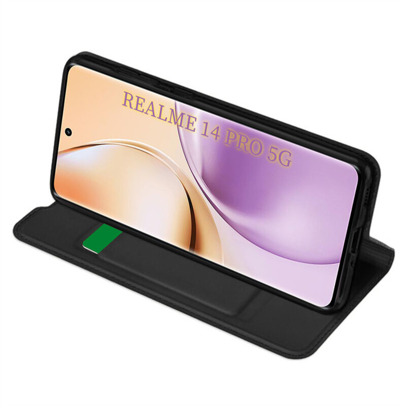 Husa Realme 14 Pro Techsuit Magskin Book, negru