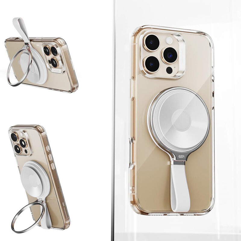 Suport inel telefon MagSafe cu ventuza ESR 2K650, alb