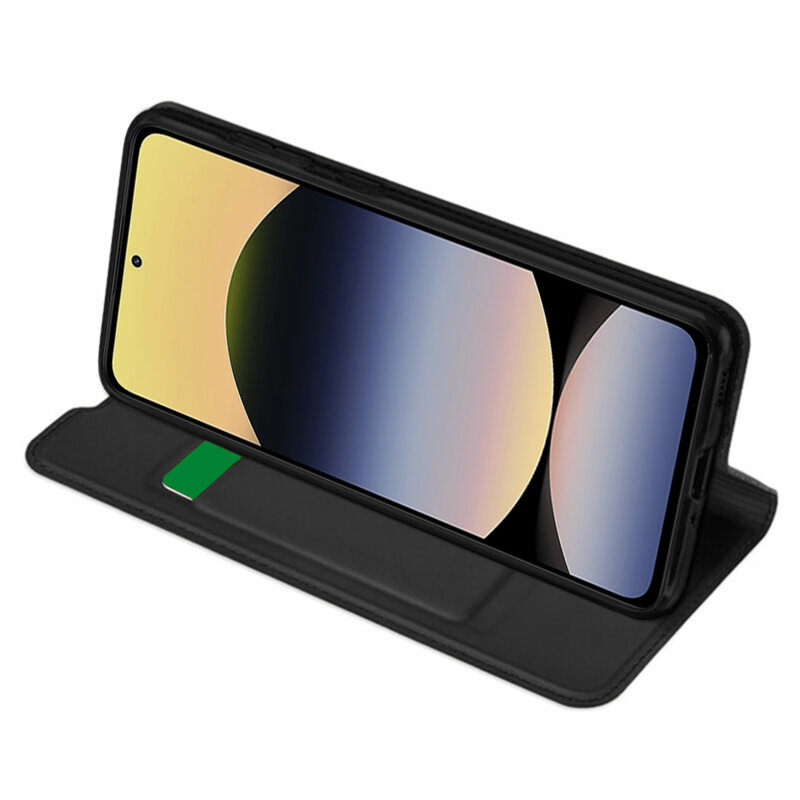 Husa Xiaomi Redmi Note 14 4G (Standard) Techsuit Magskin Book, negru