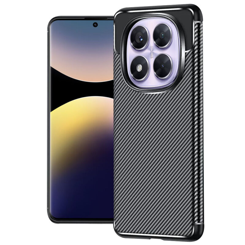 Husa Xiaomi Poco X7 Techsuit CarbonFiber, negru