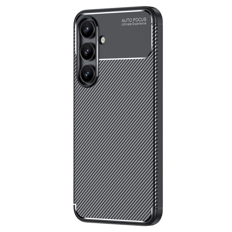 Husa Samsung Galaxy S24 FE Techsuit CarbonFiber, negru