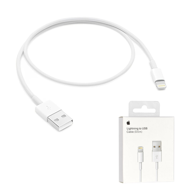 Cablu Apple A1511 Lightning la USB original, 0.5m, ME291ZM/A, blister