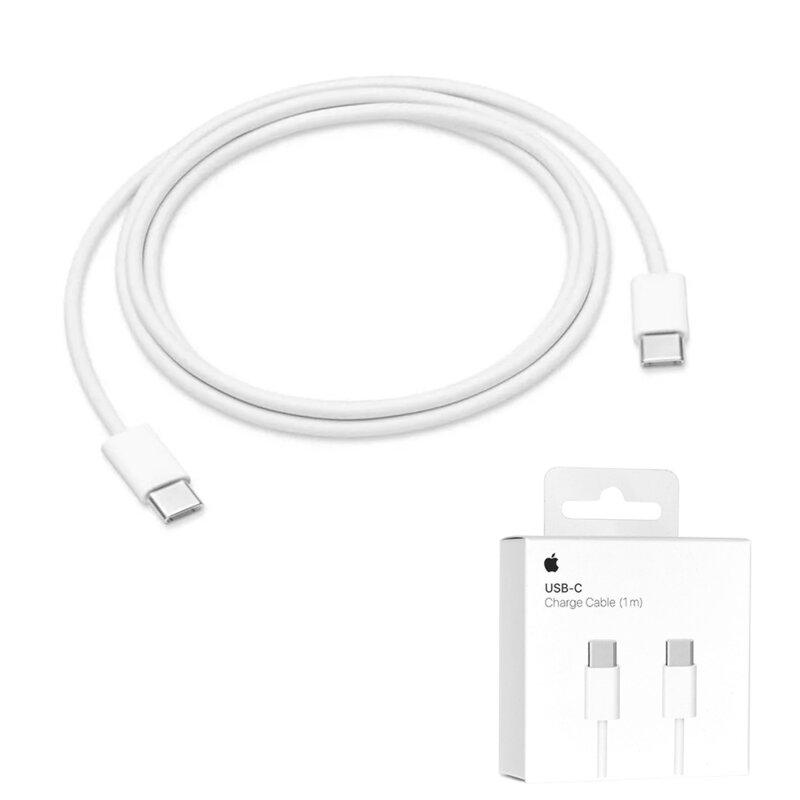 Cablu de incarcare USB-C la Type-C Apple A1997 MM093ZM/A original, 1m, blister