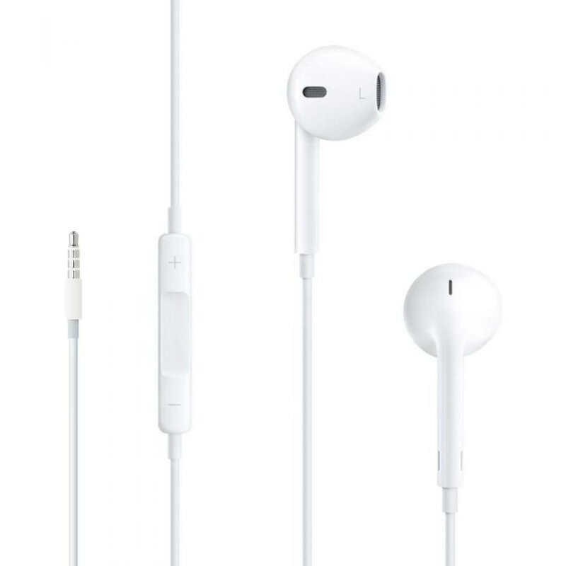 Casti Apple A1472 originale cu fir, microfon si mufa Jack 3.5mm, blister