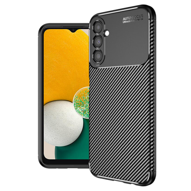 Husa Samsung Galaxy A13 5G Techsuit CarbonFiber, negru