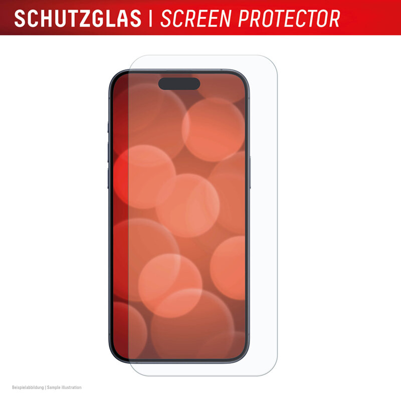 [Folie sticla + husa] premium iPhone 16 Displex Real Glass, transparenta