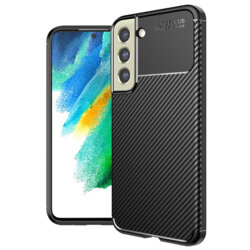 Husa Samsung Galaxy S21 FE 5G Techsuit CarbonFiber, negru