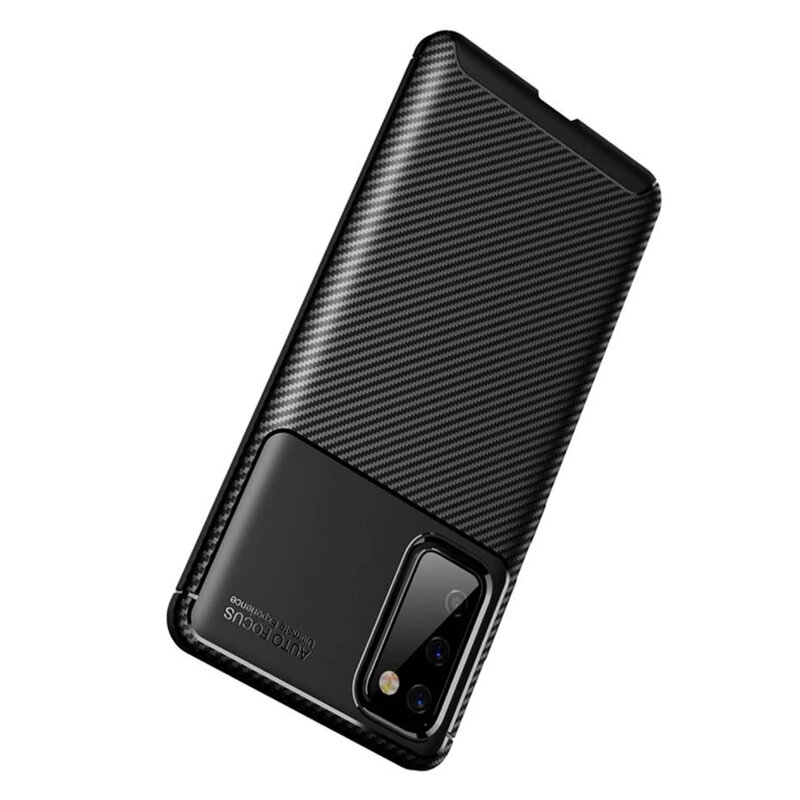 Husa Samsung Galaxy S20 FE 5G Techsuit CarbonFiber, negru