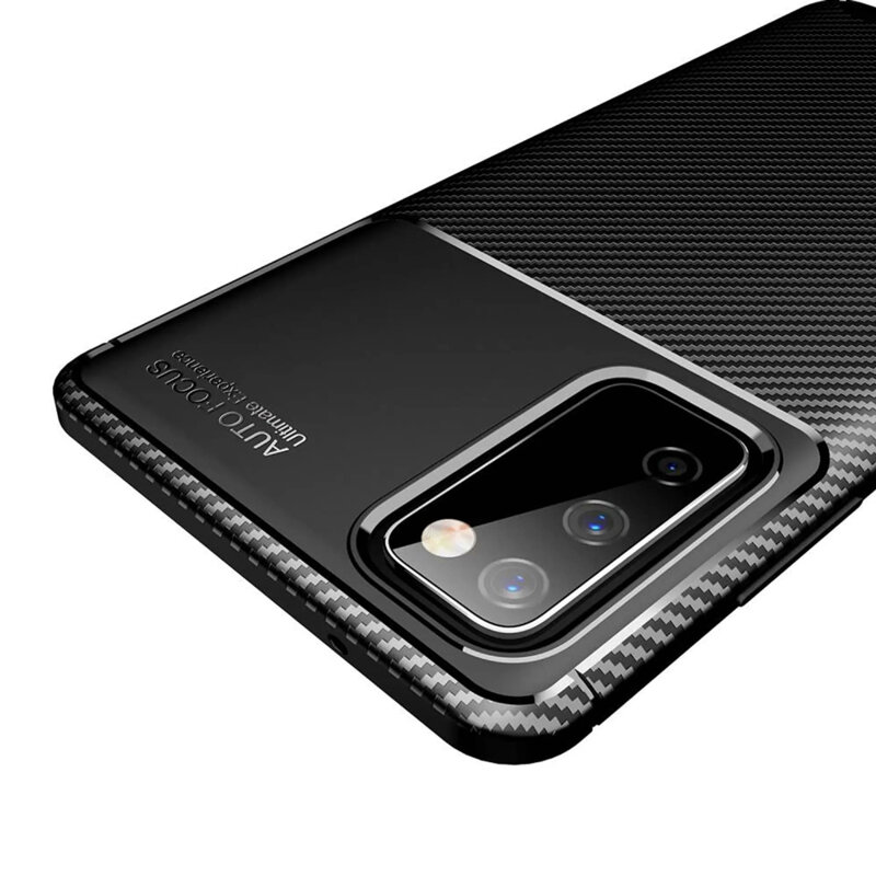 Husa Samsung Galaxy S20 FE 5G Techsuit CarbonFiber, negru