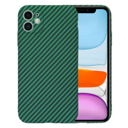 Husa iPhone 11 Techsuit Carbonite FiberShell, verde