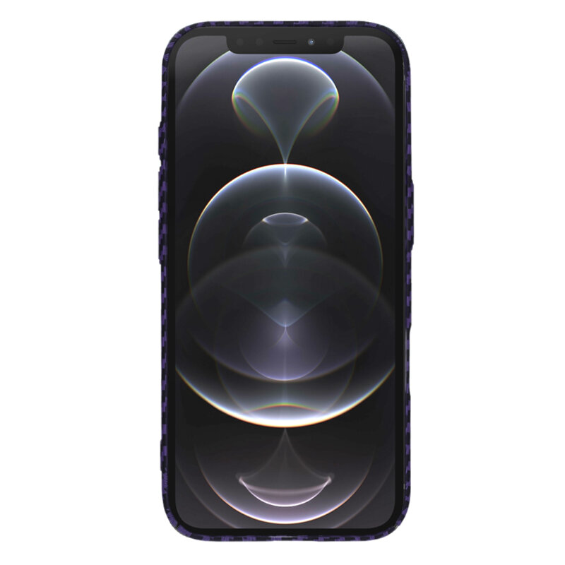 Husa iPhone 12 Pro Techsuit Carbonite FiberShell, mov