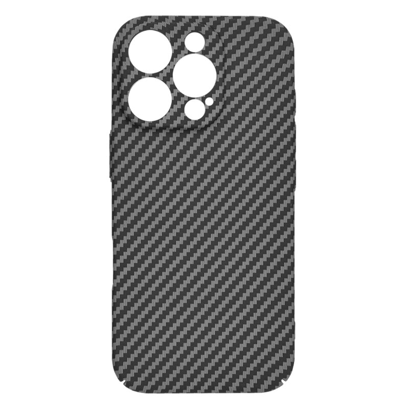 Husa iPhone 12 Pro Techsuit Carbonite FiberShell, negru