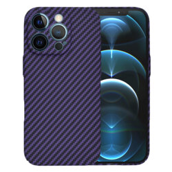 Husa iPhone 12 Pro Max Techsuit Carbonite FiberShell, mov