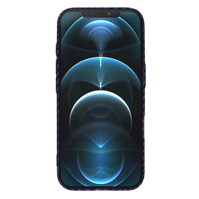 Husa iPhone 12 Pro Max Techsuit Carbonite FiberShell, mov