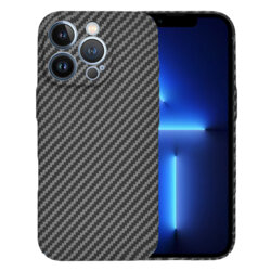 Husa iPhone 13 Pro Max Techsuit Carbonite FiberShell, negru