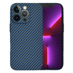 Husa iPhone 13 Pro Techsuit Carbonite FiberShell, cyan