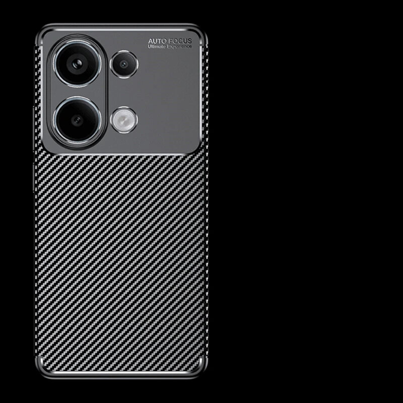 Husa Xiaomi Poco M6 Pro 4G Techsuit CarbonFiber, negru
