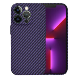 Husa iPhone 13 Pro Techsuit Carbonite FiberShell, mov