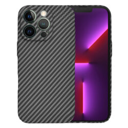 Husa iPhone 13 Pro Techsuit Carbonite FiberShell, negru