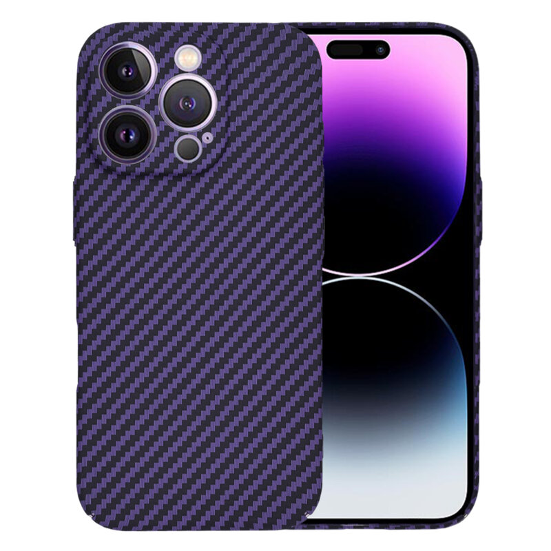 Husa iPhone 14 Pro Max Techsuit Carbonite FiberShell, mov