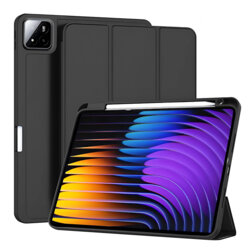 Husa Xiaomi Pad 7 Techsuit Flex Trifold Pen, negru