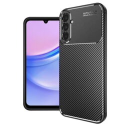 Husa Samsung Galaxy A15 4G Techsuit CarbonFiber, negru