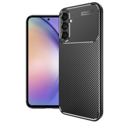 Husa Samsung Galaxy A54 Techsuit CarbonFiber, negru