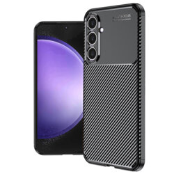 Husa Samsung Galaxy S23 FE Techsuit CarbonFiber, negru