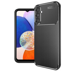 Husa Samsung Galaxy A14 5G Techsuit CarbonFiber, negru