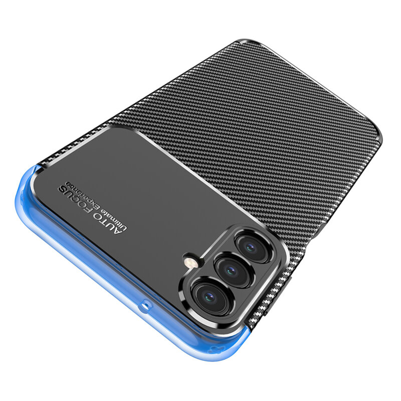 Husa Samsung Galaxy A14 5G Techsuit CarbonFiber, negru