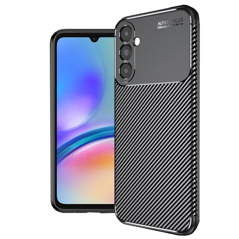 Husa Samsung Galaxy A05s Techsuit CarbonFiber, negru