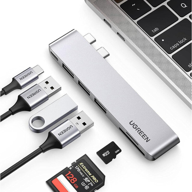 Adaptor USB multifunctional MacBook Pro/Air Ugreen, 60560