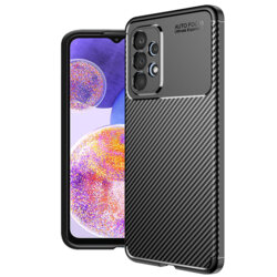 Husa Samsung Galaxy A23 Techsuit CarbonFiber, negru