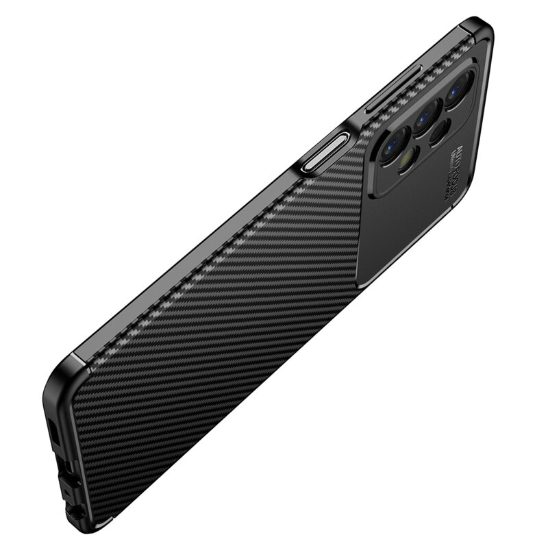 Husa Samsung Galaxy A23 5G Techsuit CarbonFiber, negru