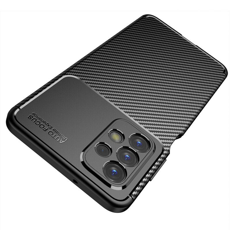 Husa Samsung Galaxy A23 5G Techsuit CarbonFiber, negru